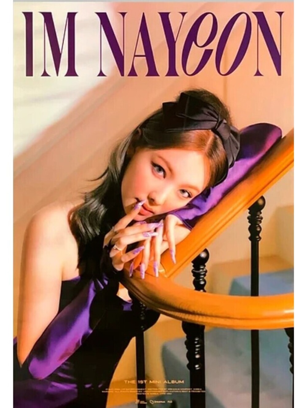 NAYEON TWICE - 1st Mini Album IM NAYEON Official Poster NEW Rolled Up EXCELLENT